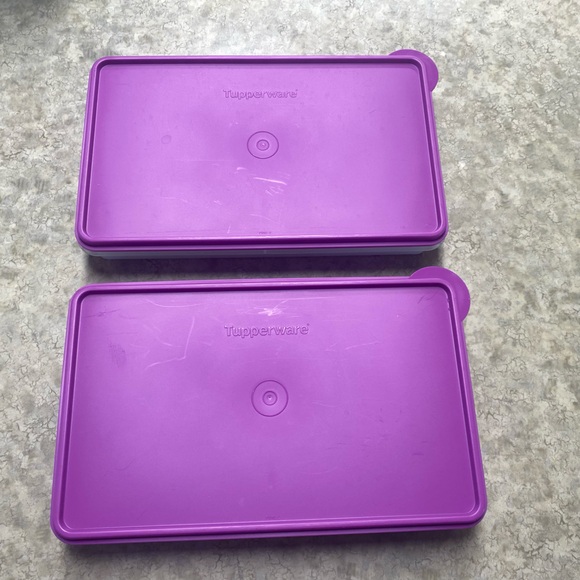 (2) Tupperware Bacon/Deli Meat Holder - Picture 3 of 3